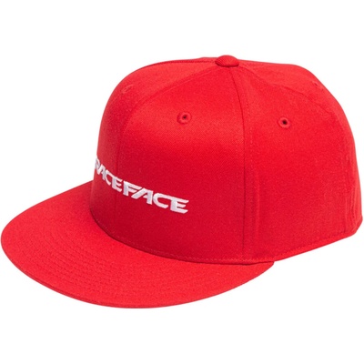Race Face Classic Logo Fitted Hat červená