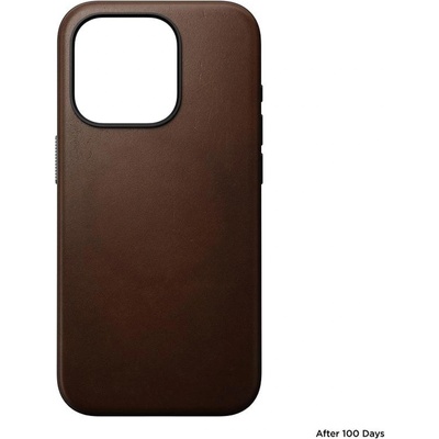 Nomad Гръб Nomad Modern Leather Case за iPhone 15 Pro Max - Кафяв (856500016191)