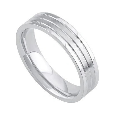 SILVEGO L´AMOUR pánský snubní prsten z chirurgické oceli RRC2095 M