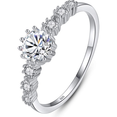 Silenti Jewelry Сребърен пръстен "Огън" - 5 - 49мм (15.6мм диам. )