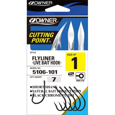 Owner s očkem Cutting point FLYLINER vel.6 9 ks