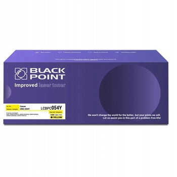 Compatible CRG-054Y жълт съвместим тонер (BLC054BYBW)