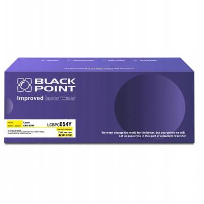 Compatible CRG-054Y жълт съвместим тонер (BLC054BYBW)