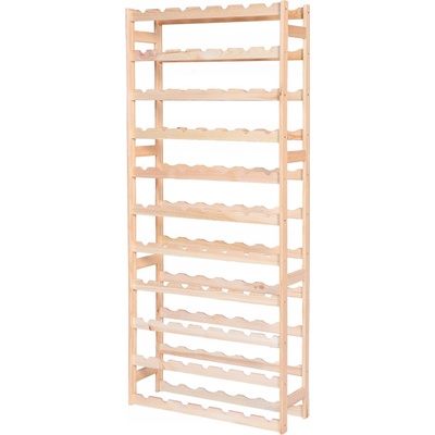 Stolmak Dřevěný regál na víno W-77 72,2x166 cm – Zboží Dáma