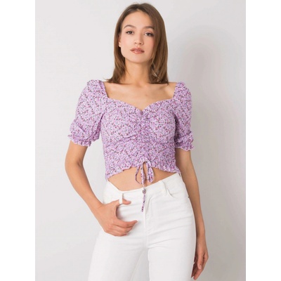 VZOROVANÝ DÁMSKY TOP RO BZ 2516 2.19P PURPLE