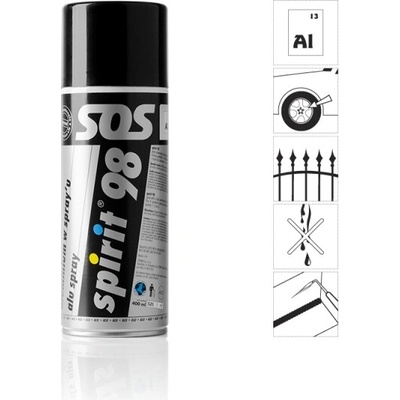 Spirit 98 Hliník v spreji 400 ml