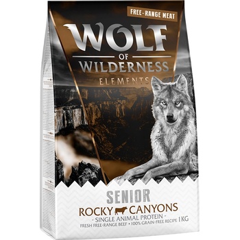 Wolf of Wilderness SENIOR Rocky Canyons Beef 1 kg