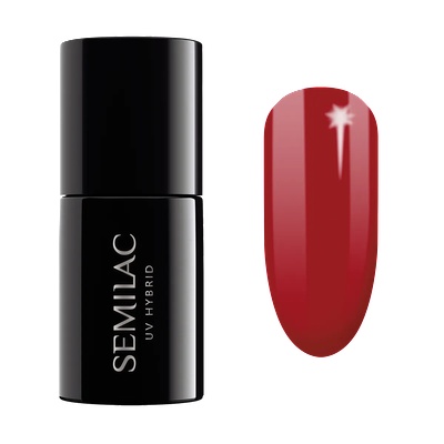 Semilac UV Hybrid Valentines 345 Gorgeous Red 7 ml