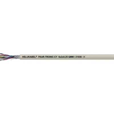 Helu 17018-500 datový kabel 10 x 2 x 0.75 mm² šedá 500 m