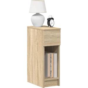 vidaXL Нощни шкафчета с чекмеджета, 2 бр, дъб сонома, 20x36x60 см (858700)