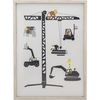 Bloomingville Картина в рамка Keith строителна площадка (82045964)