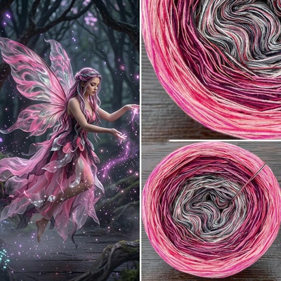 Příze Čarovné klbko (4n) 1000m Pixie Dust Magic Ball 08