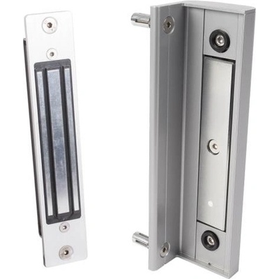 LOCINOX B MAG 2500 S - přídržný elektromagnet s dorazovou lištou, pro křídlové branky, stříbrný B-MAG-2500_S