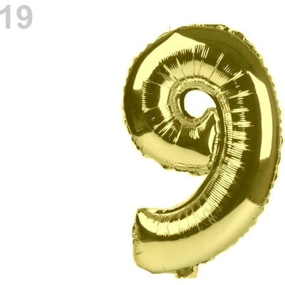 Nafukovací číslice zlatá