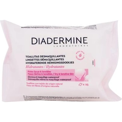Diadermine Hydrating Cleansing Wipes хидратиращи почистващи кърпички 25 бр