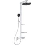 Ideal Standard ALU+ - Душ комплект със смесител, диаметър 26 cm, 2 струи, сребрист BD584SI (BD584SI)