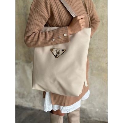 Laura Biaggi Béžová kabelka na rameno DX-KB-168-beige