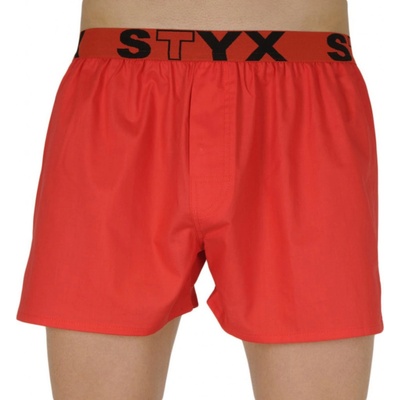 Styx pánske boxerky športová guma červené (G1064)