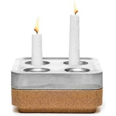 Born in Sweden Свещник Stumpastaken Fyran алуминий с поставка (7340385-386)