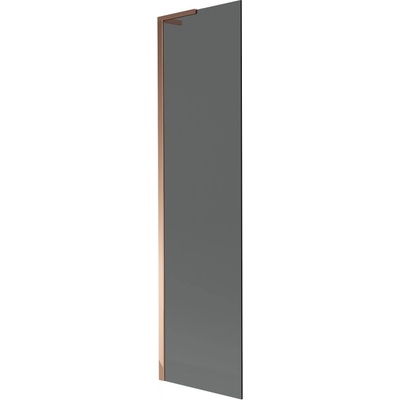 Mexen Next L параван за вана 1-крилен 50 x 150 cm, графит, розово злато - 895-050-000-03-40-60 (895-050-000-03-40-60)