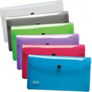 Elba Anna Zaradna Envelope folder transparent, colorless