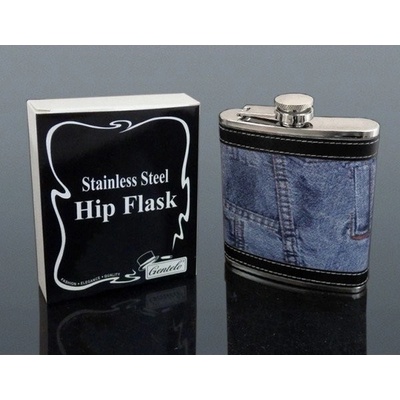 Nerezová ploskačka Jeans 210 ml