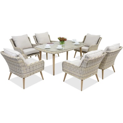 Garden Point Градински мебели Bilbao Premium 6 Garden Point sand (GAP0560-FIE)
