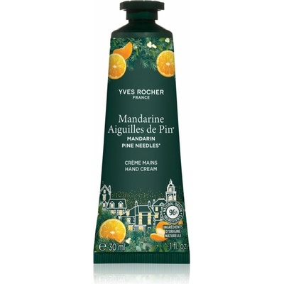 Yves Rocher Mandarin Pine Needles hydratační krém na ruce 30 ml
