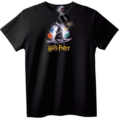 NOONEBRAND Тениска Harry Potter Hogwarts домове - 5XL, Black