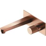 Omnires Baterie lavoar incastrata Omnires Contour monocomanda finisaj cupru periat cu corp ingropat (CT8015CPB)