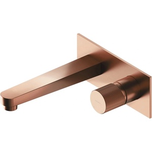 Omnires Baterie lavoar incastrata Omnires Contour monocomanda finisaj cupru periat cu corp ingropat (CT8015CPB)