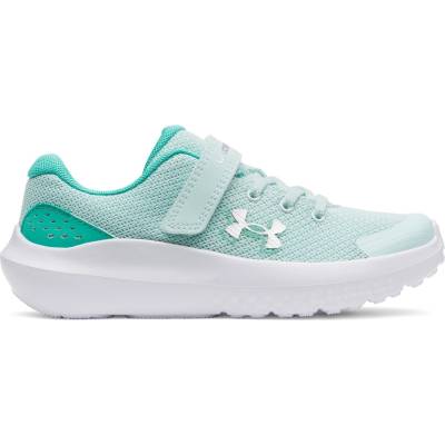 Under Armour Детски маратонки Under Armour Surge 4 AC Trainers Childrens - Mint/Green/Slvr