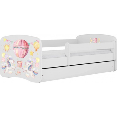 Kocot kids Babydreams balón bílá se šuplíky s matrací