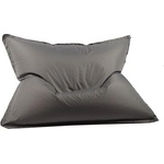 Pufrelax Пуф Голяма възглавница, 350л. , Magic Pillow - Teteron Grey, Перящ се калъф, За открито, Пълнеж от Полистиролни перли