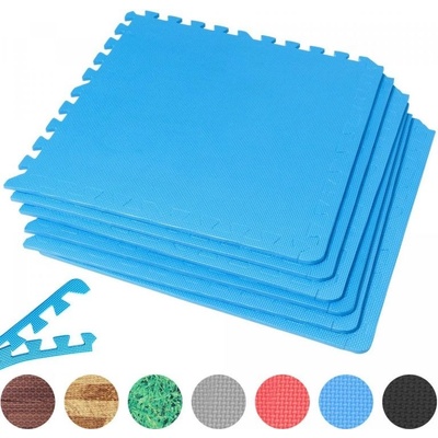 Eva 60 x 60 x 1 cm puzzle podložka 4 ks Modrá – Zboží Mobilmania