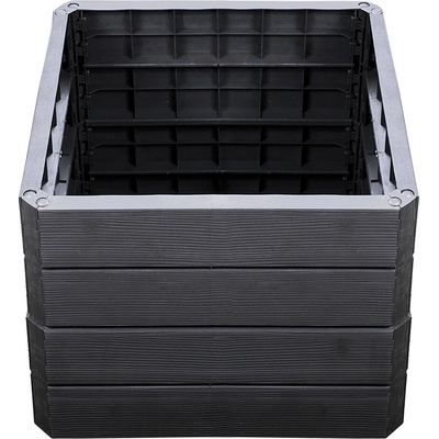 Garantia Ergo Quadro Vysoký záhon Wood S plast 60 x 60 x 50 cm antracit 645160
