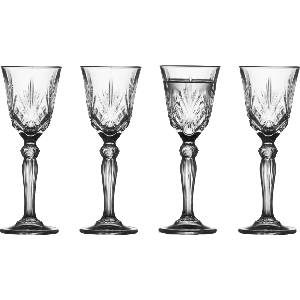 LyngbyGlas Чаши за водка и аквавит Melodia 50 мл 4 бр (31133)