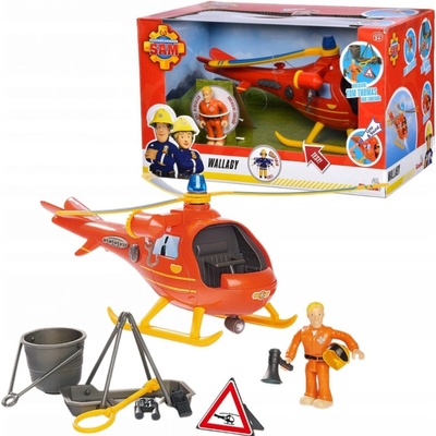Simba Požárník Sam Vrtulník s figurkou