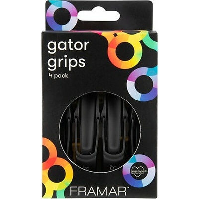 Framar Gator Grips 4 ks, Black
