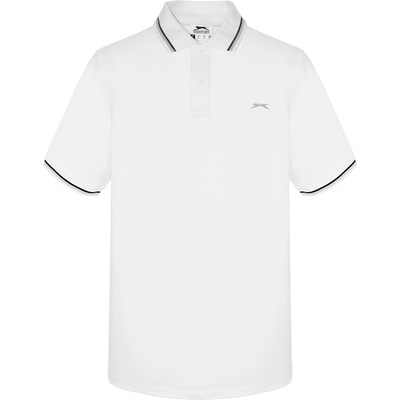 Slazenger Мъжка блуза с яка Slazenger Tipped Polo Shirt Mens - White