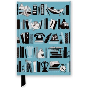 Flame Tree Publishing Moomin Bookshelves: Pale Blue (Foiled Journal) | Flame Tree Publishing