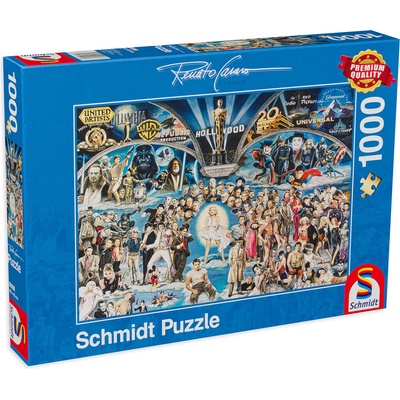 Schmidt Spiele Пъзел Schmidt от 1000 части - Холивуд, Ренато Касаро (59398)