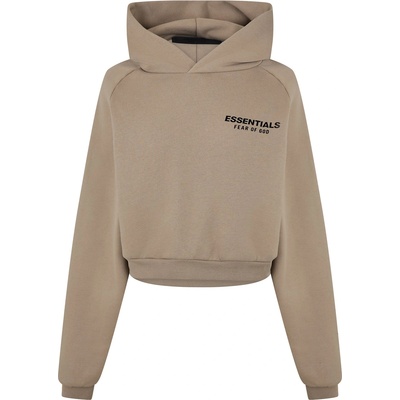 Fear of god essentials Суичър FEAR OF GOD ESSENTIALS Back Logo Over The Head Hoodie - Desert Sand