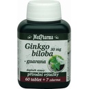 Doplnky stravy na spánok a nervovú sústavu MedPharma Ginkgo biloba + Guarana 67 tabliet