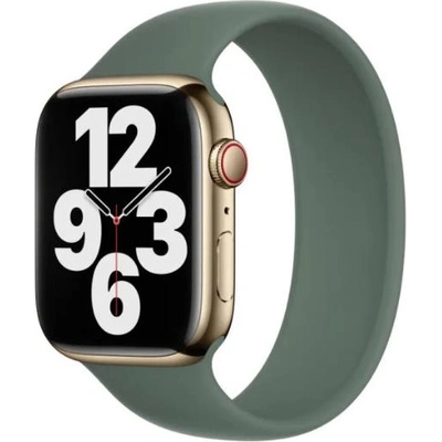 Apple Оригинална силиконова каишка за Apple Watch 44мм, 45мм, 46мм, Ultra, Ultra 2, Ultra 3 49 - Apple Eucalyptus Solo Loop Band Size 9 (разопакован) (MN4Y3ZM/A)