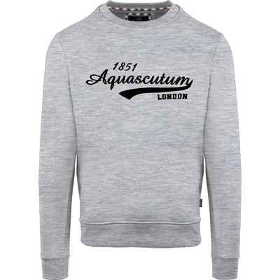 Aquascutum Блуза Aquascutum Men's Roundneck Sweat Crew Sweatshirt - Grey