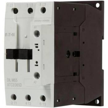 Eaton Контактор EATON DILM65(230V50HZ, 240V60HZ), 277894 - 3 полюса, 380 V 400 V 30 kW, 230 V 50 Hz, 240 V 60 Hz, AC работа, Винтови клеми (277894)
