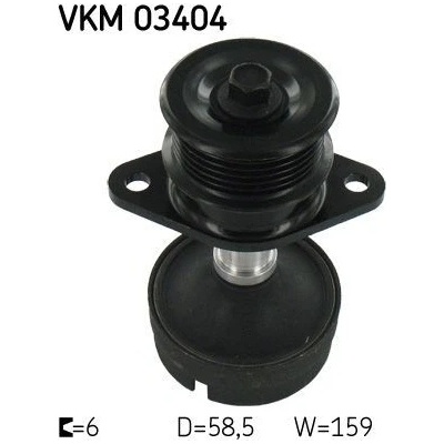 Předstihová spojka SKF VKM 03404