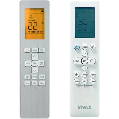 VIVAX rg10a1, rg10b, acp-12ch35, acp-09ch25, acp-18ch50, acp-09ch25, acp-24ch70 - оригинален дистанционен контрол с подсветка (rg10a1, rg10b, acp-12ch35, acp-09ch25, acp-18ch50, acp-09ch25, acp-24ch70)