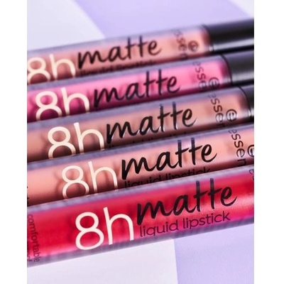 Essence 8h Matte Liquid Lipstick matná tekutá rtěnka s dlouhotrvajícím efektem 03 Soft Beige 2,5 ml – Zbozi.Blesk.cz